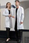 Sam Men Medical Blouse white